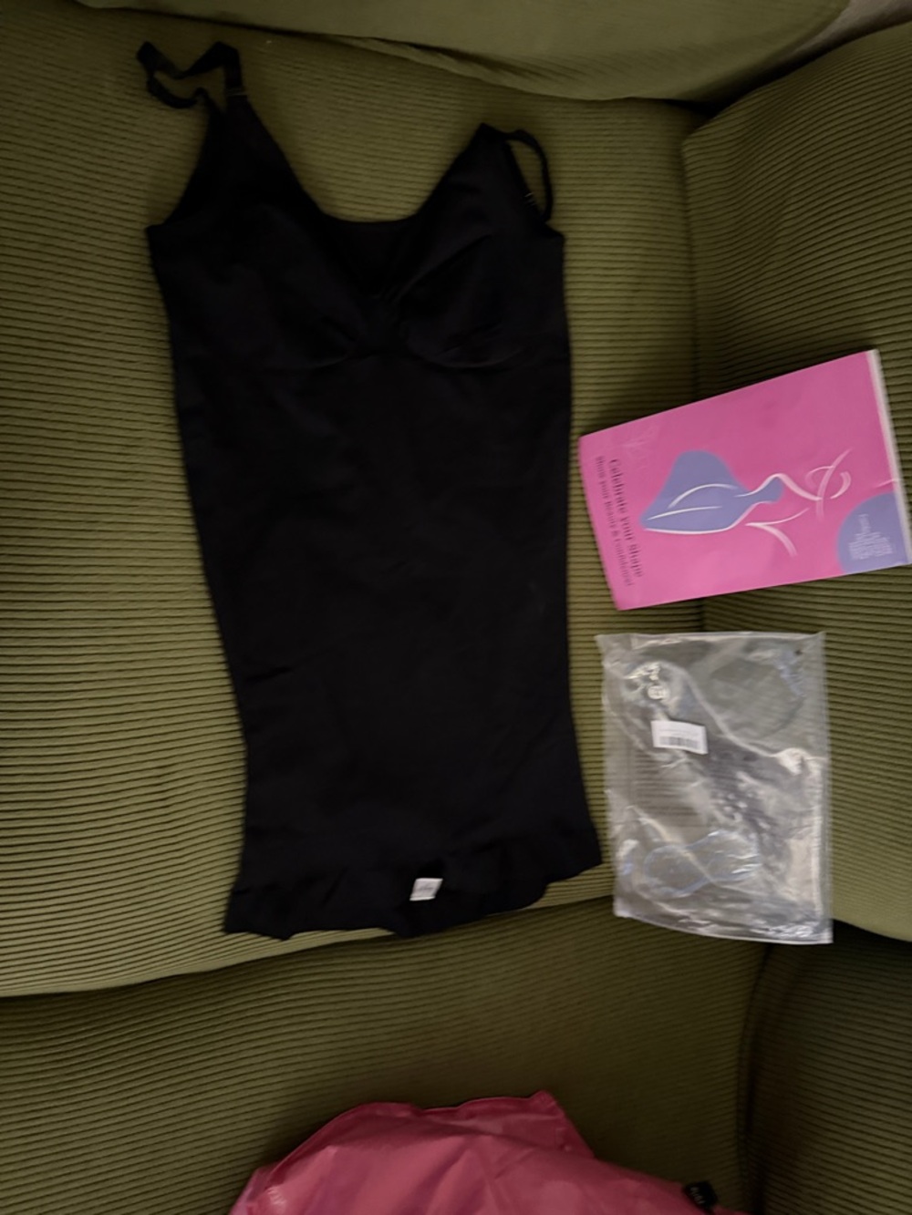 Source Unknown Black Satin Slip Chemise with Adjustable Straps